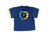 1991 Neon Ocean Pacific "One World" T-Shirt - XS / YL