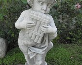 Beautiful Concrete Cast Cherub Statue