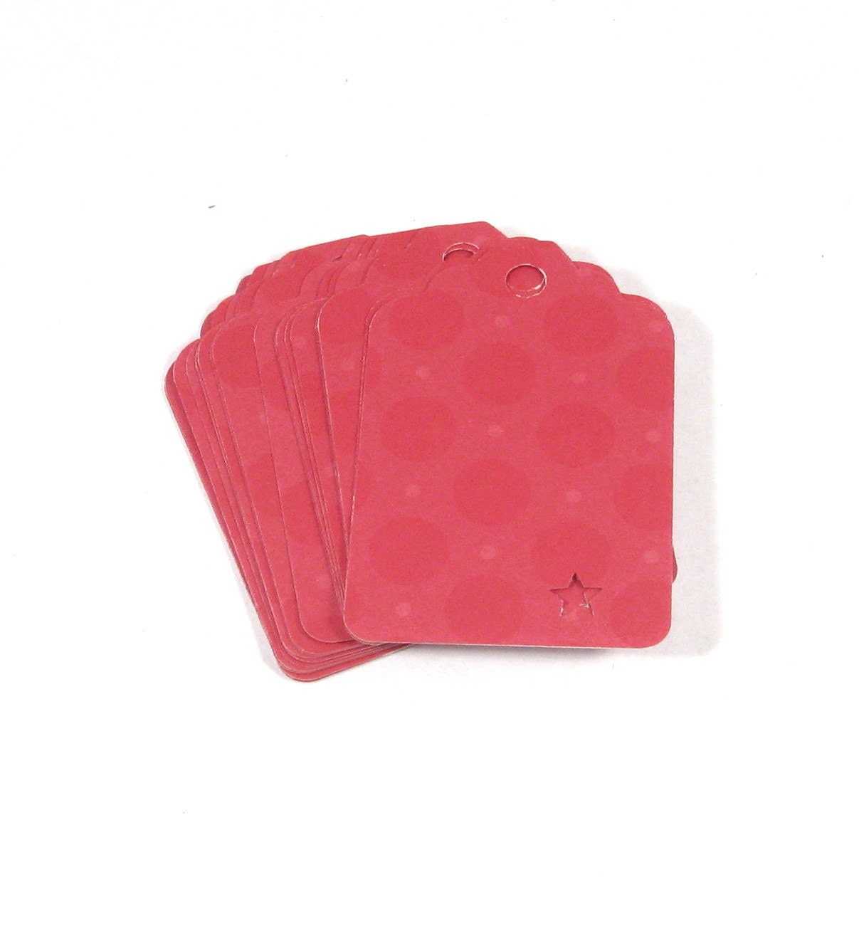 Gift tags.  Set of 20 bright pink DIY tags for gifts or labels.