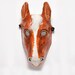 Paper mache horse mask