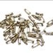 50PCS Brooch Pin Back, Antique Bronze Plated Iron Bar Pin Backing Brooch Safety Pin Fine Size 15mm T21R706