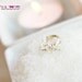 Bow Toe Ring, Gold or Silver Colored Wire, Adjustable