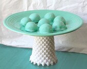 Cake Stand / Aqua Mint Green / Cake Pop Stand for Wedding Cake Pops / Truffle Pedestal for Cake Truffles Chocolate Truffles Wedding Truffles