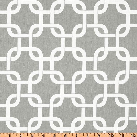 Grey and White Chain Table Runner For Weddings or Home Decor - Select A Size