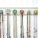 Necklace Display Jewelry Rack with Pastel Knobs