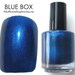 Blue Box Nail Polish Large 16ml Vegan Non-Toxic - Tardis Blue Nail Polish