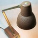 INDUSTRIAL STEEL LAMP Vintage Mid Century Adjustable Arm Desk Lamp by Tensor Retro Office Decor Small Portable Task Light