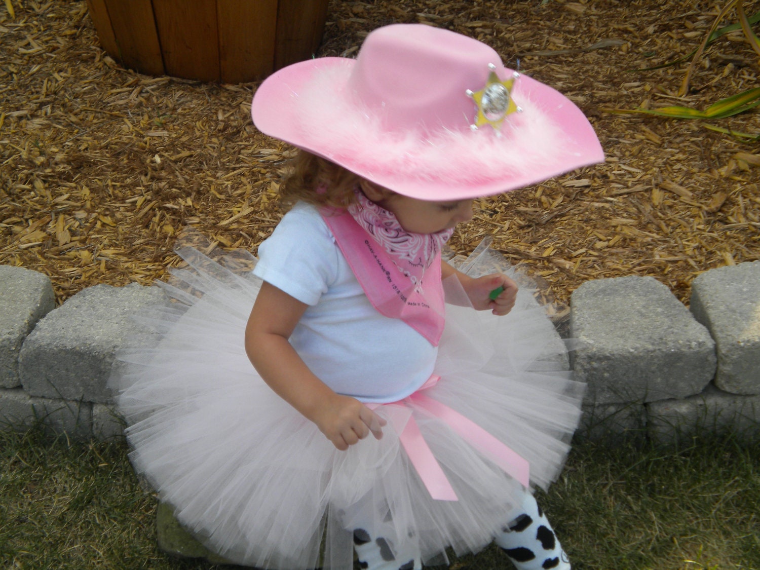 Pink Cowgirl Tutu Set Sizes 18-24 mos - 2/3 - 4/5 - 6/7