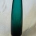 Vintage Hand Blown Art Glass Vase Deep Teal Color possibly Whitefriars Only 12 USD