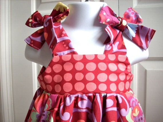 kids clothes baby dress girls dress childrens clothes baby girl knot dress