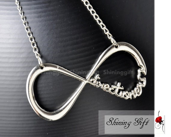 One Direction Necklace Directioner Infinity Necklace, INFINITY FOREVER DIRECTIONER