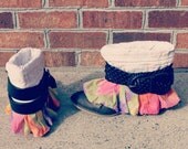 Running Free - Handmade Upcycled Leather Boots Size 8.5-9 Tie-dye
