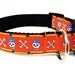 Skull Dog Collar 1" Halloween Dog Collar