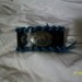 FREE SHIPPING - Handmade Native American Black Leather Cuff Bracelet - Honoring the Horse