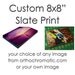 Custom 8x8" Slate Print Luxury Medium Fine Art Landscape Stone Photo Print
