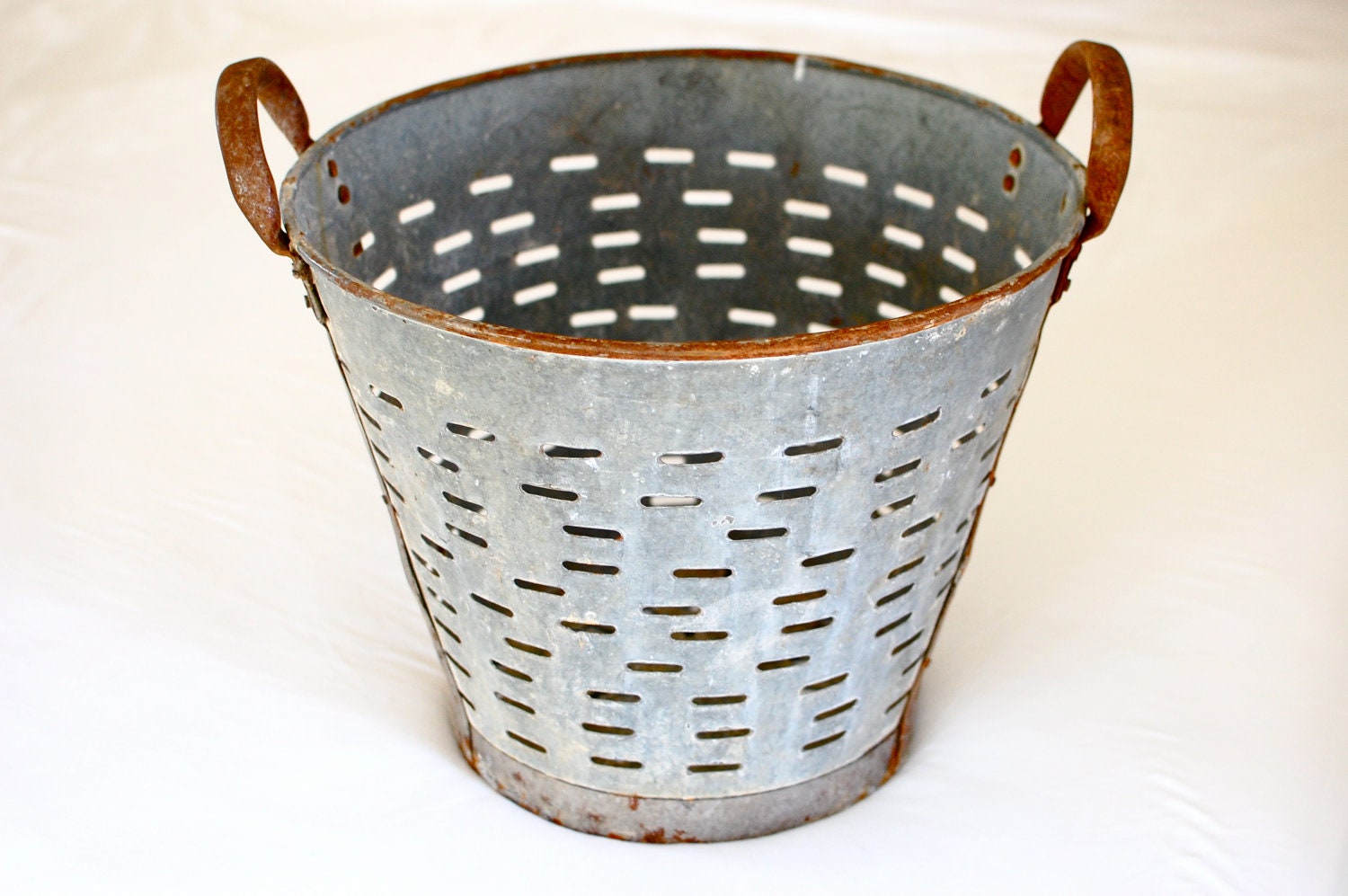Vintage European Metal Olive Basket by TamingChaos on Etsy