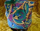 Vintage Velvet Multi Colored and Ruched Hat by Margaret Smith of Maine 22