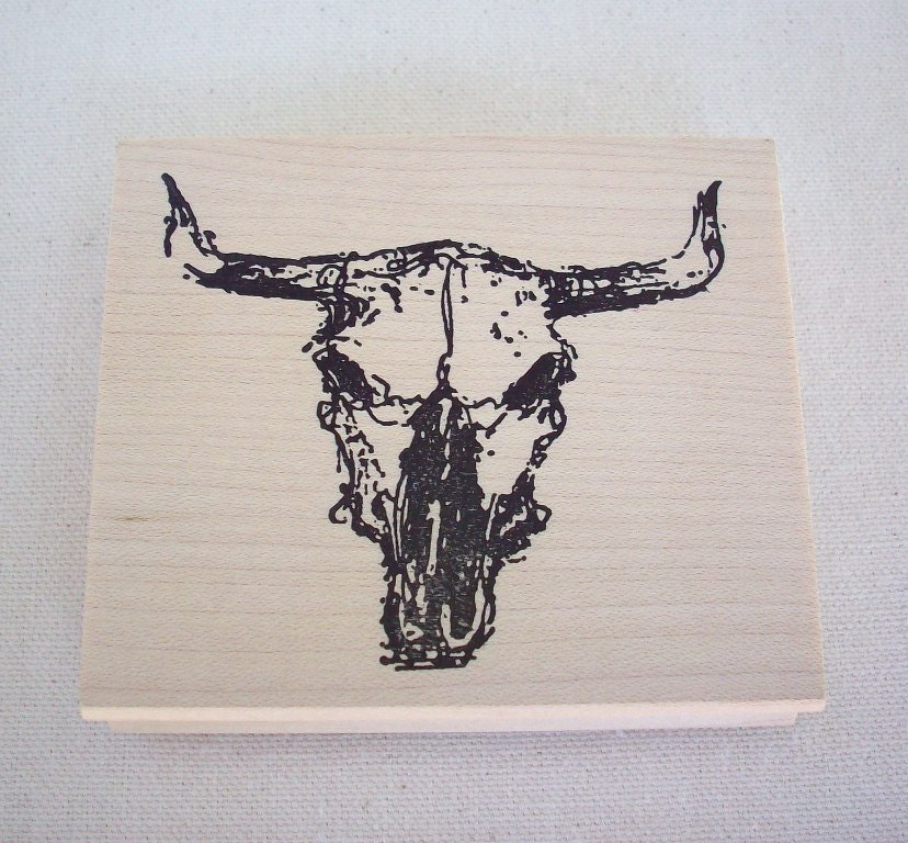 bull skull art