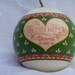 HALLMARK SATIN ORNAMENT Mom and Dad Unbreakable Christmas Ornament 1981