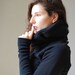 Black Hoodie COMET Women sweatshirt sweater/ Gift for her / Women fashion