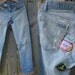 Vintage SF 207 Orange label Levi"s Grunge Hippie Jeans