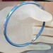 Vintage Cloissone Bracelet Blue & Gold Bangle Inside, Outside Design