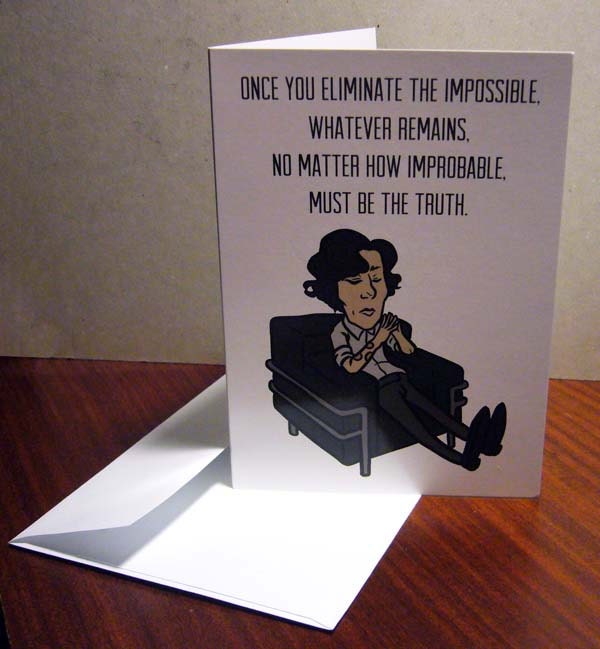 Sherlock Greeting Card