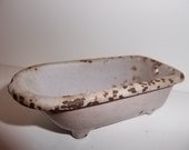 Cast Iron Dollhouse Miniature Bath TUB Kilgore circa 1920s