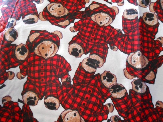 flannel shirt teddy bears