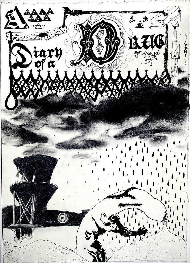 Diary of a Drug Fiend cover design