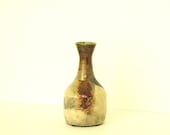 Small and Delicate Iridescent Raku Fired Vase