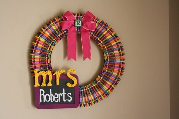 Crayon Wreath