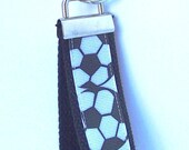 Soccer, Wristlet, Key Chain, Key Fob, Key Ring