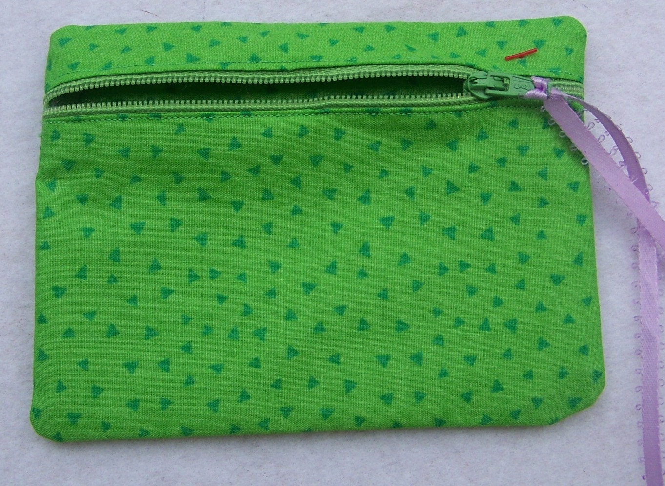 Gadget Bag Mini Pad or Tampon Pouch Little Zip Purse Coin Purse Change Purse