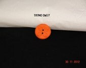 4 pack- Small handmade Buttons- you choose the colour