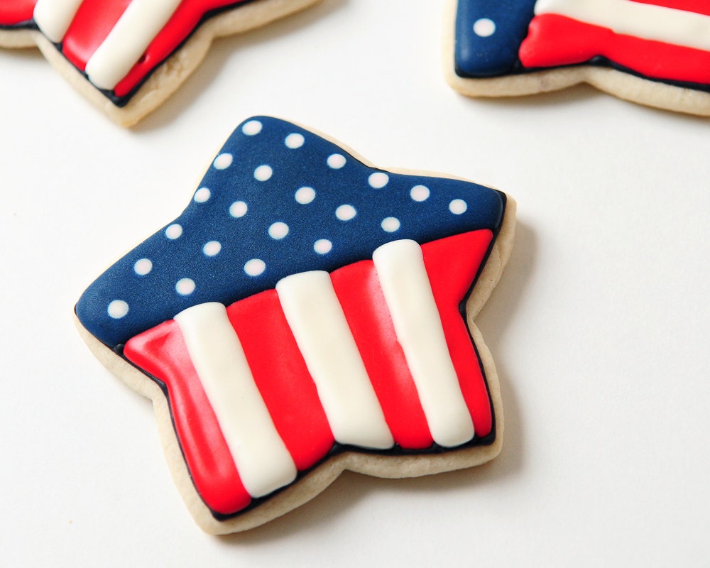 Patriotic Star Sugar Cookies