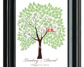 FINGERPRINT GUEST TREE, summer Signature Wedding Tree, spring guest book tree wedding, Thumbprint Tree, Tree guest book, 16x20 num.121