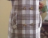 Vintage Marshall Fields & Co. Sheath Tweed Dress