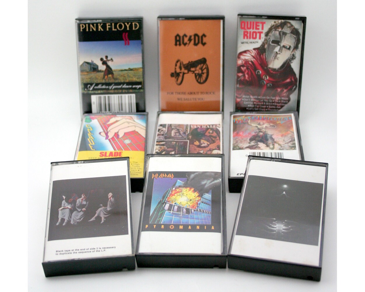 Vintage Rock n Roll Cassette Tapes 1980s by SmilingCatVintage