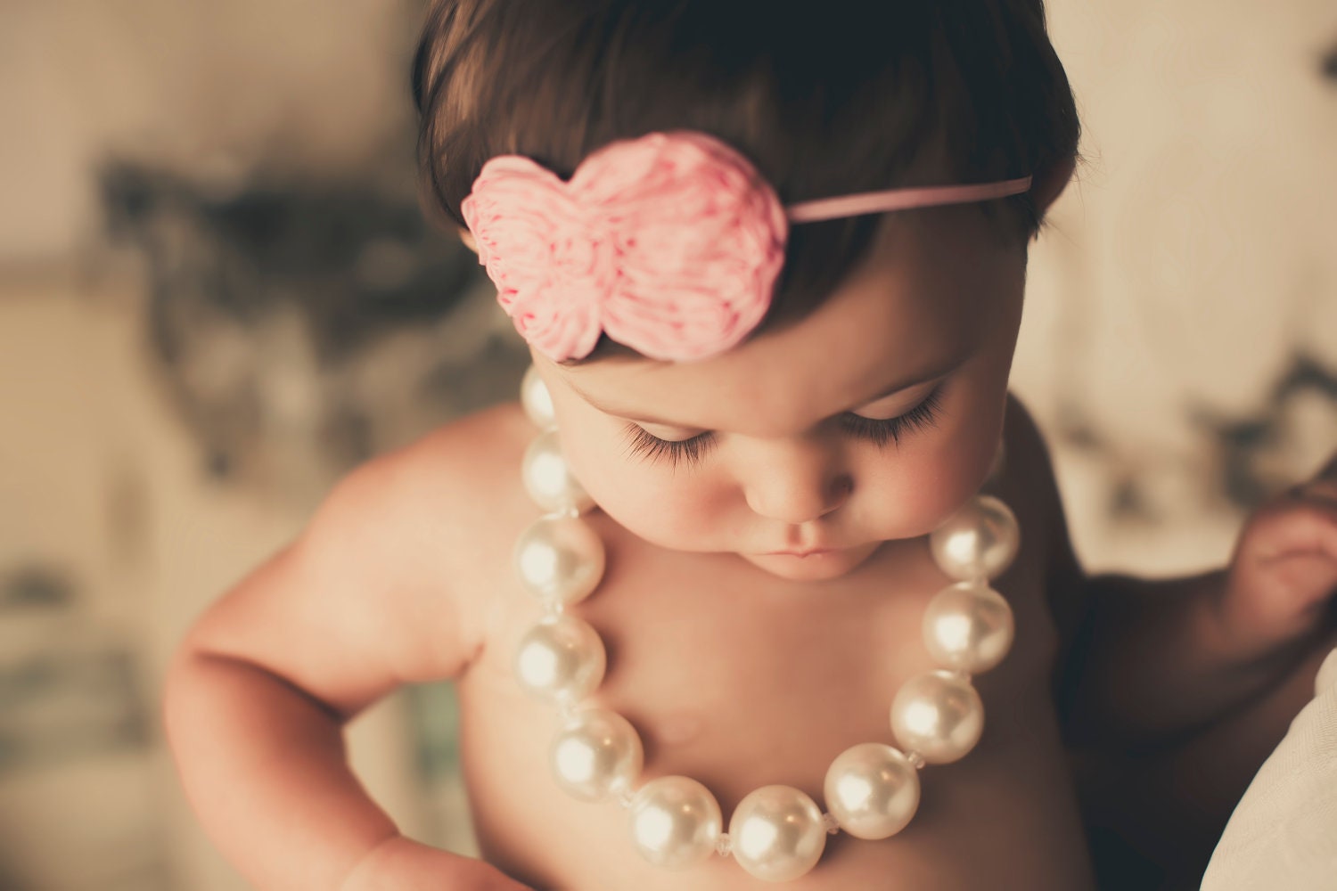 Everyday Pearl Necklace...Comes in any color of pearls you want....