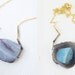 Statement Necklace : Autumn Fashion - Raw Agate Necklace, gifts for her