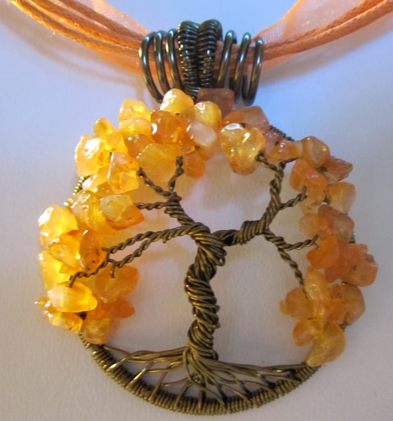 The Leaves are Turning Tree of Life Pendant
