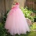 Cascading Orchid Tutu Dress- Pink, flowergirl, pageant