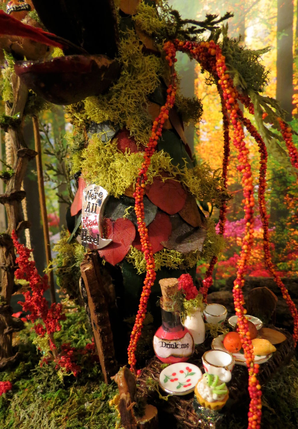 Fairy House, Miniature House, The Mad House, Alice in Wonderland, Reserved for S