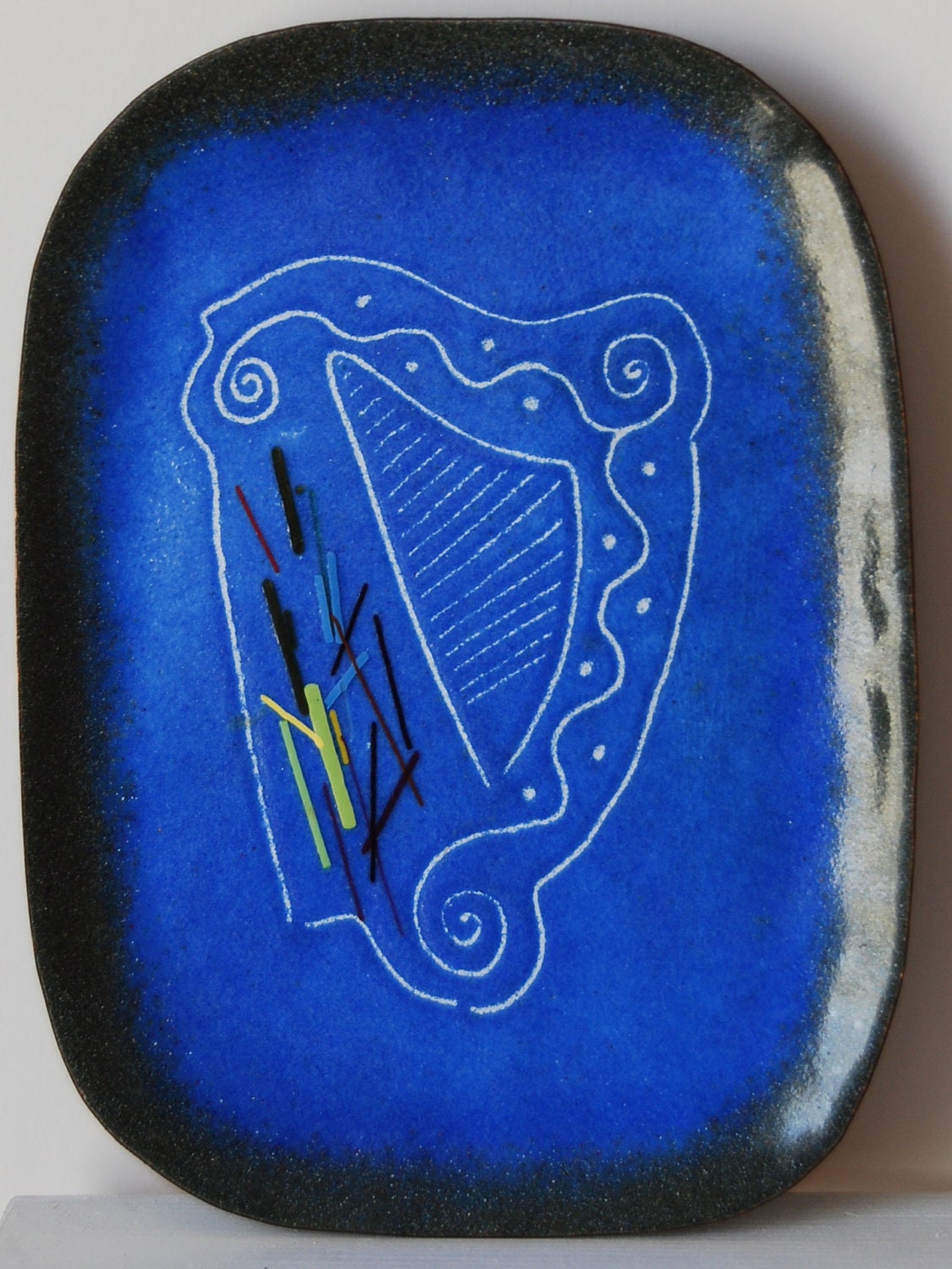Mid Century Enamelware Art
