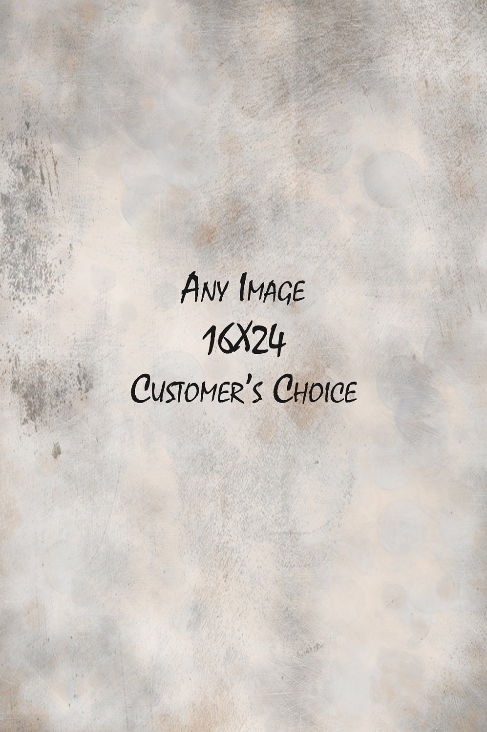 Customer's Choice - ANY Canvas Gallery Wrap Print - 16X24