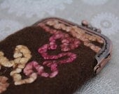 Hand felted case for glasses or sunglasses - made to order