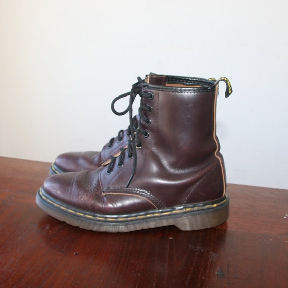 Vintage 80s Dr Marten Oxblood Burgundy By Legalt