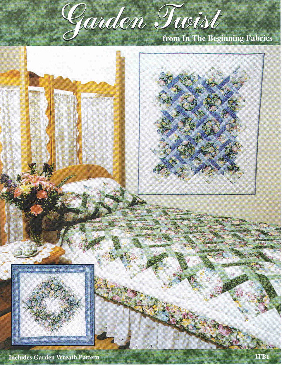 Garden Twist original Quilt pattern complete by QuiltingThreads