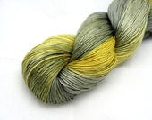 Silk Yarn LaceWeight, Maharaja Silk yarn, Green Yellow